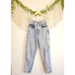 Chic Vintage Acid Wash Straight Jeans
